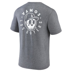 Los Angeles Dodgers Hometown Collection Sugar Skull Tri-Blend T-Shirt - MLB
