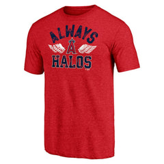 Los Angeles Angels Hometown Collection Always Halos Tri-Blend T-Shirt - MLB