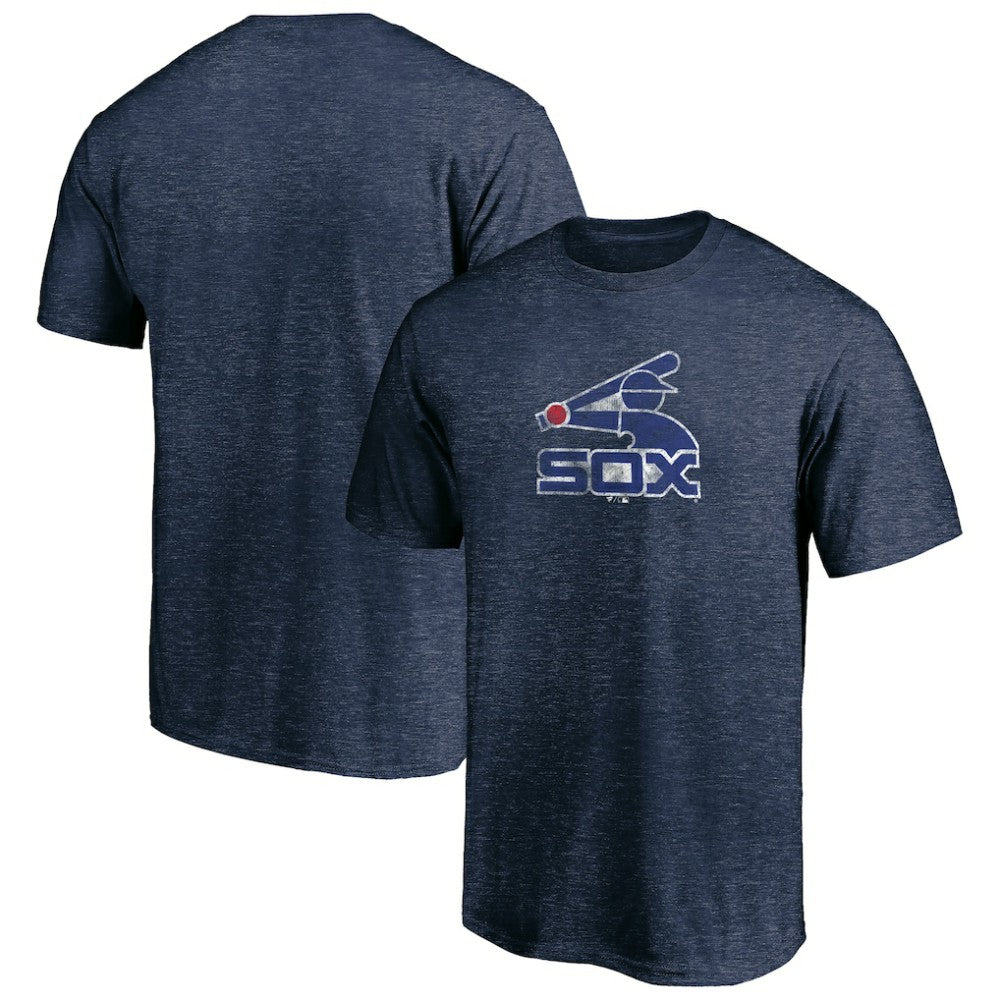 Chicago White Sox Cooperstown Collection Throwback Logo Tri-Blend T-Shirt - MLB