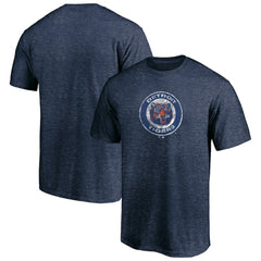 Detroit Tigers Cooperstown Collection Throwback Logo Tri-Blend T-Shirt - MLB