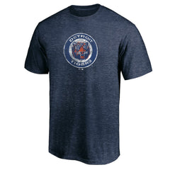 Detroit Tigers Cooperstown Collection Throwback Logo Tri-Blend T-Shirt - MLB
