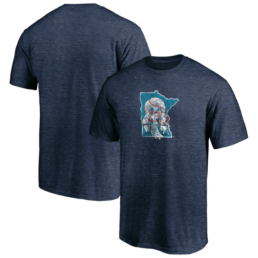 Minnesota Twins Cooperstown Collection Throwback Logo Tri-Blend T-Shirt - MLB