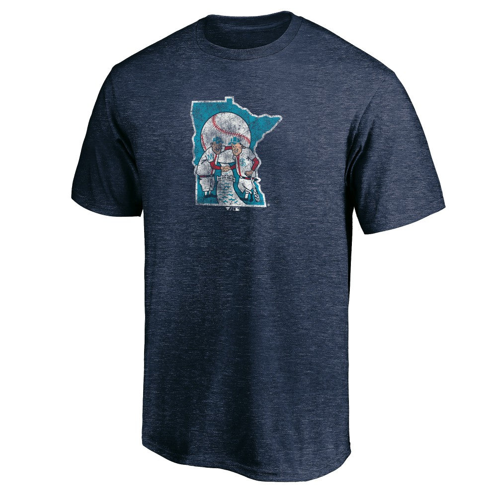 Minnesota Twins Cooperstown Collection Throwback Logo Tri-Blend T-Shirt - MLB