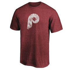 Philadelphia Phillies Cooperstown Collection Throwback Logo Tri-Blend T-Shirt - MLB