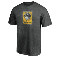 Pittsburgh Pirates Cooperstown Collection Throwback Logo Tri-Blend T-Shirt - MLB