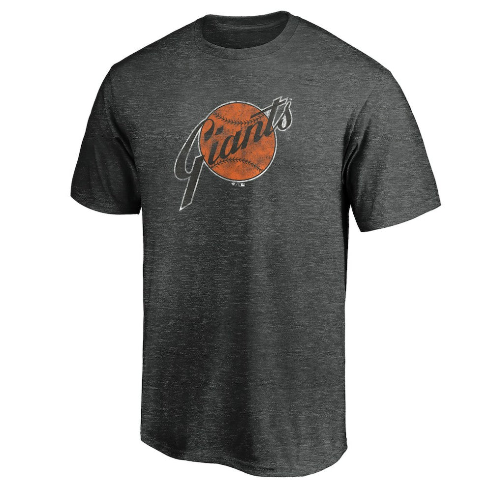 San Francisco Giants Cooperstown Collection Throwback Logo Tri-Blend T-Shirt - MLB