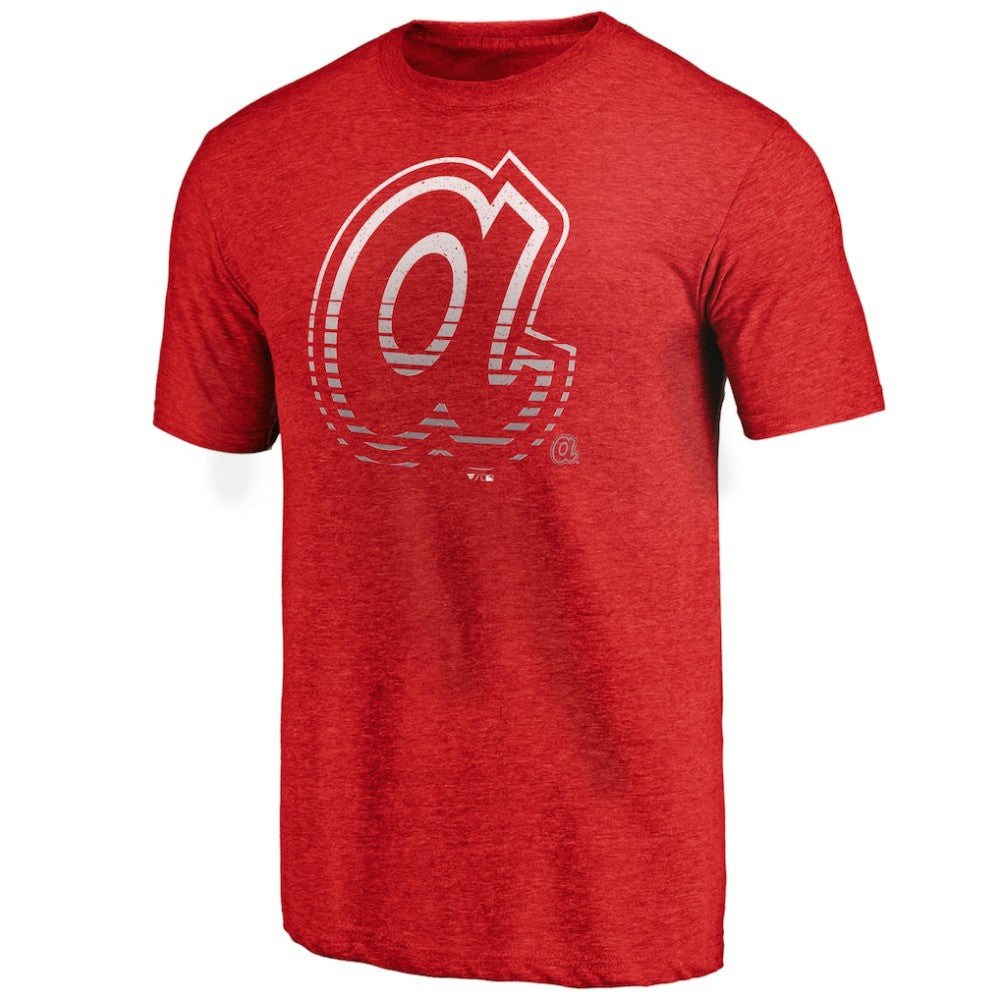 Atlanta Braves Cooperstown Collection Logo Tri-Blend T-Shirt - MLB