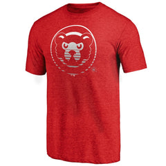 Chicago Cubs Cooperstown Collection Logo Tri-Blend T-Shirt - MLB