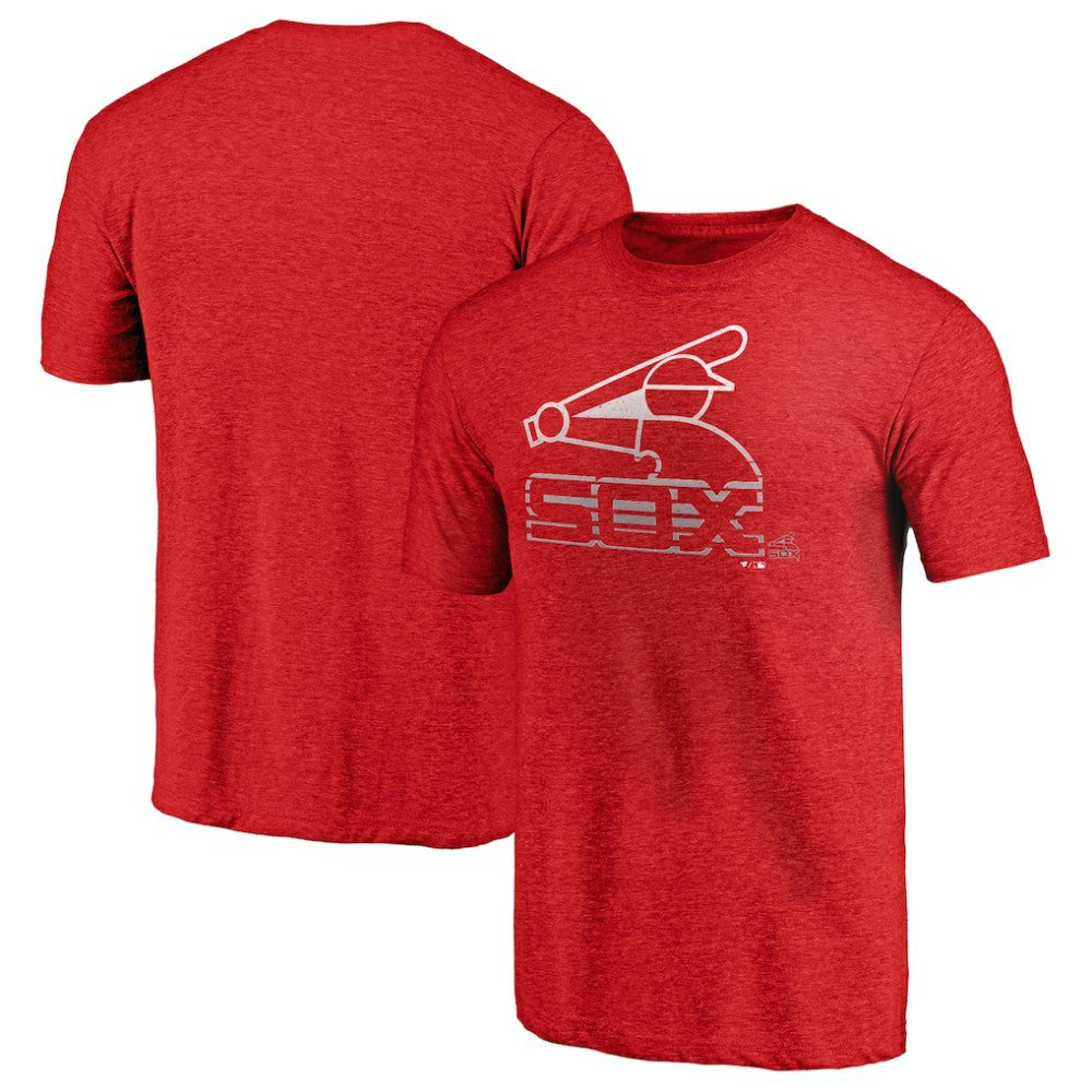 Chicago White Sox Cooperstown Collection Logo Tri-Blend T-Shirt - MLB