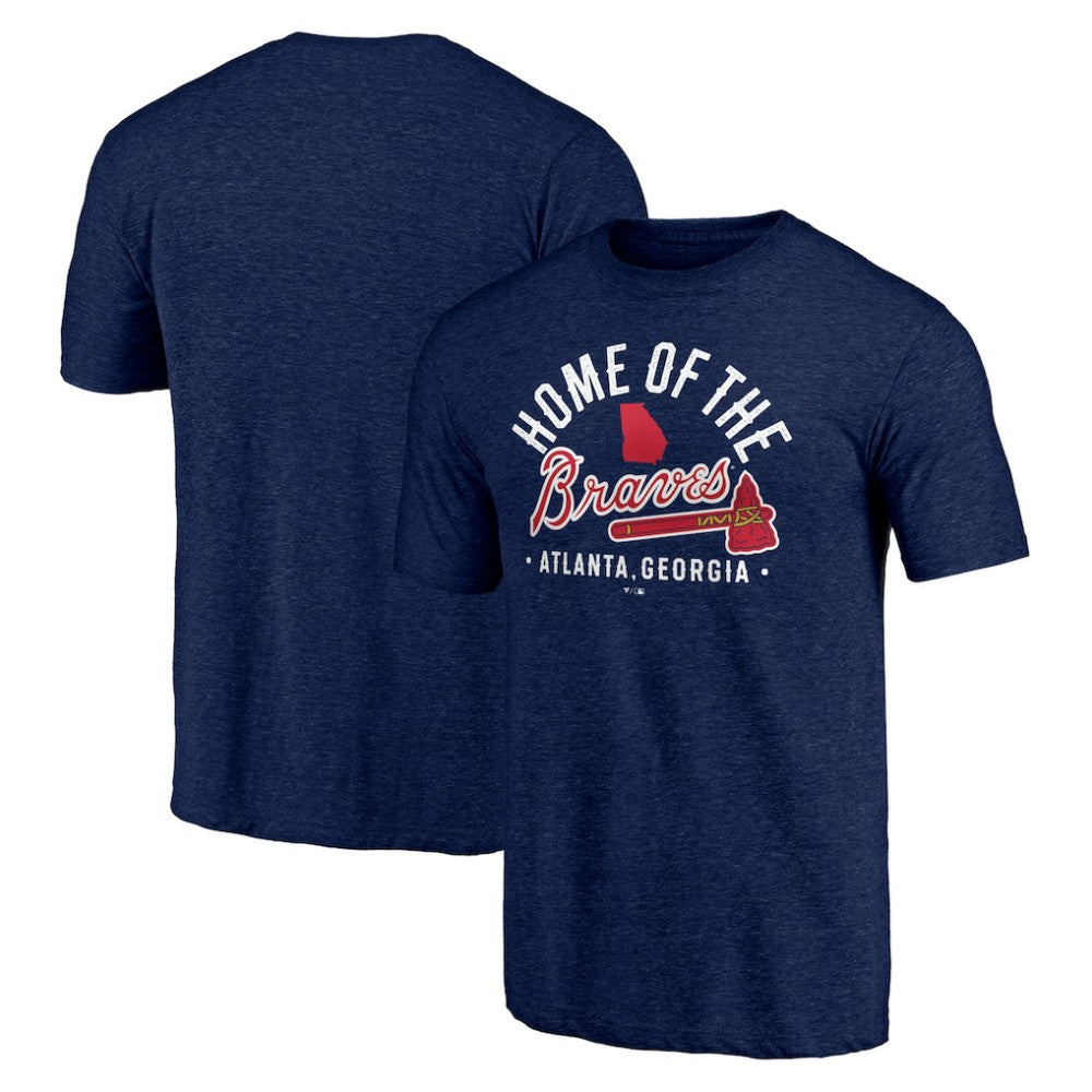 Atlanta Braves Hometown Collection Home Of The Braves Tri-Blend T-Shirt - MLB
