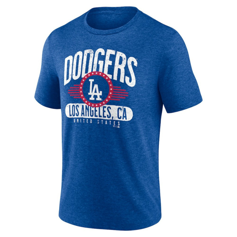 Los Angeles Dodgers Badge of Honor Tri-Blend T-Shirt - MLB