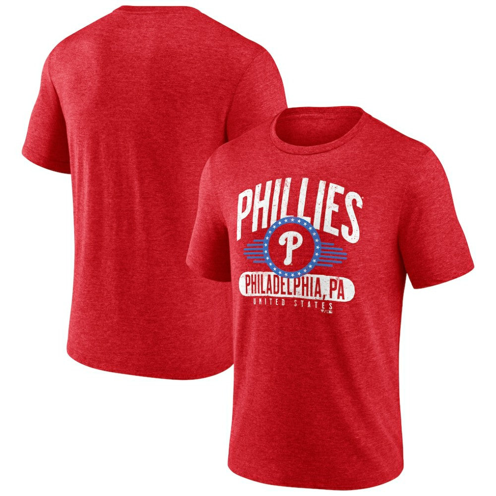 Philadelphia Phillies Badge of Honor Tri-Blend T-Shirt - MLB