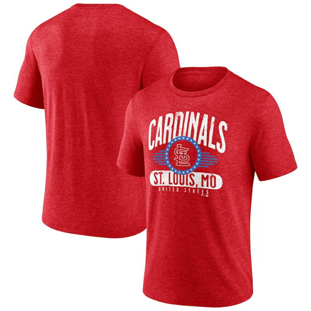 St. Louis Cardinals Badge of Honor Tri-Blend T-Shirt - MLB