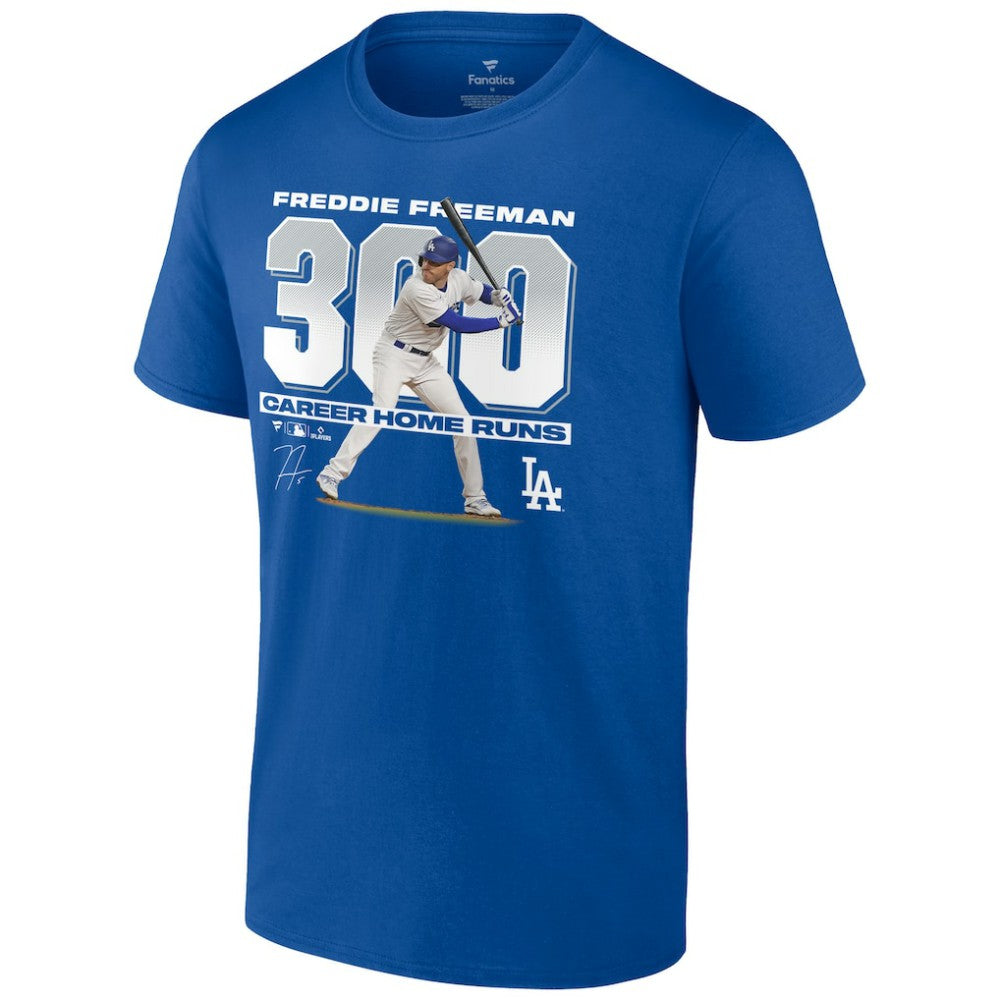 Freddie Freeman Los Angeles Dodgers Fanatics 300 Career Home Runs T-Shirt - MLB