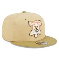 Philadelphia 76ers Green Collection Repreve 9FIFTY Snapback Hat Khaki/Tan - NBA