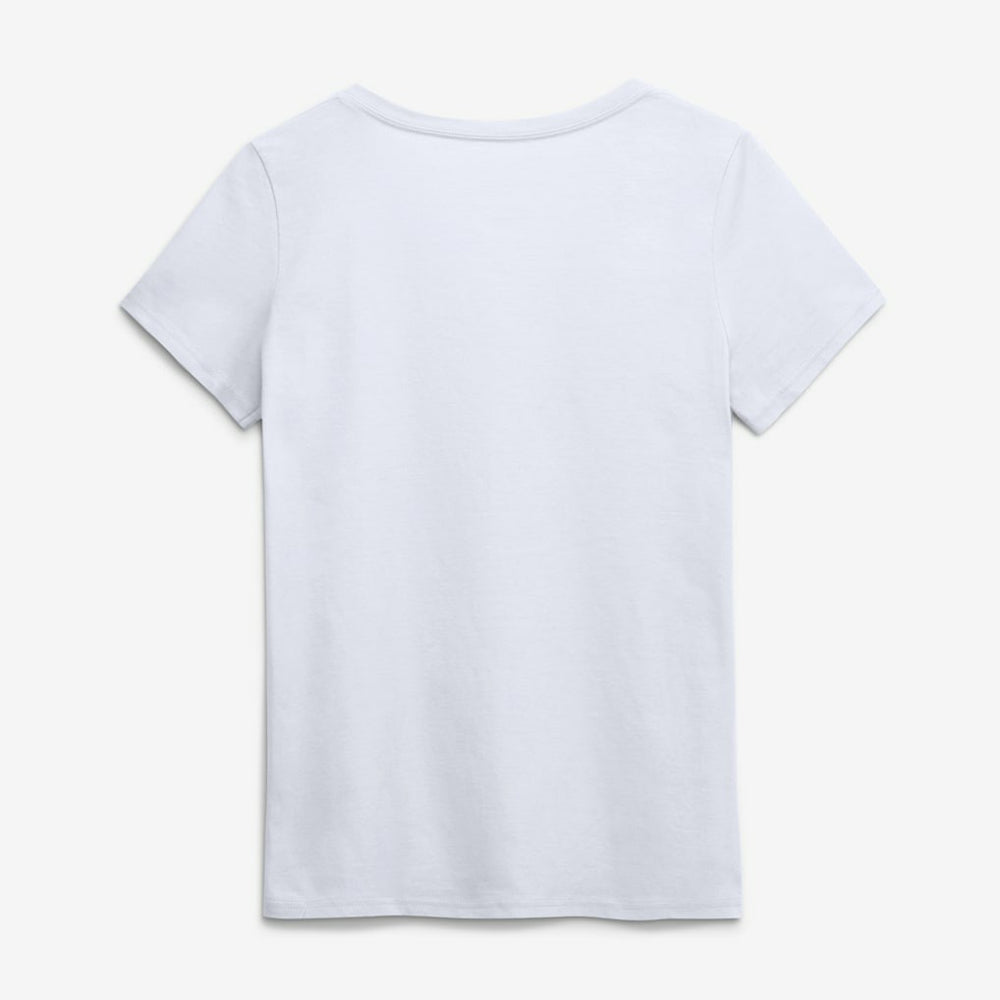 Los Angeles Chargers Logo Athletic Women's Primary Logo V-Neck T-Shirt White | NFL