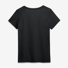 San Francisco 49ers Logo Athletic Women's Primary Logo V-Neck T-Shirt Black | NFL