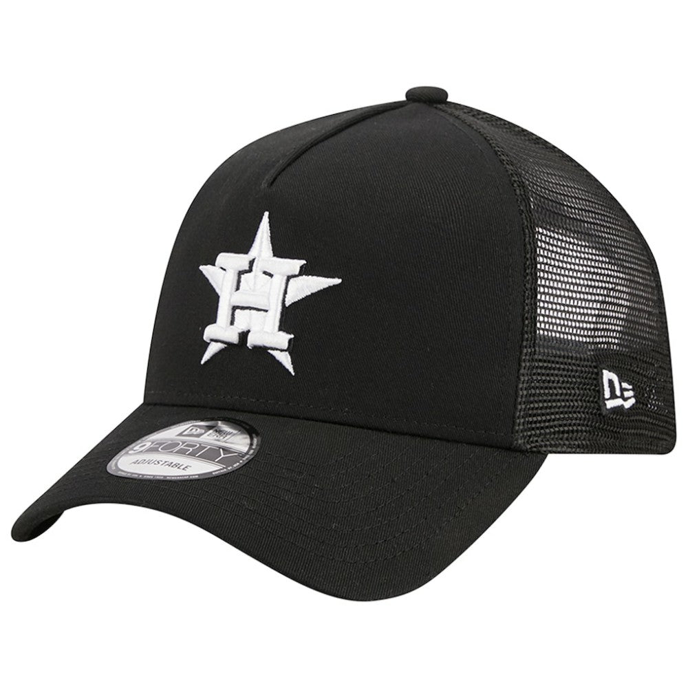 Houston Astros New Era A-Frame 9FORTY Trucker Adjustable Hat - MLB