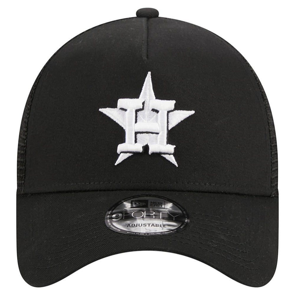 Houston Astros New Era A-Frame 9FORTY Trucker Adjustable Hat - MLB