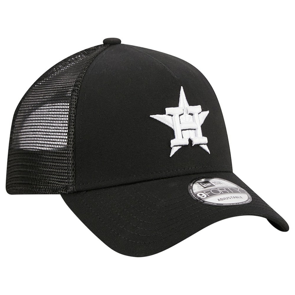 Houston Astros New Era A-Frame 9FORTY Trucker Adjustable Hat - MLB