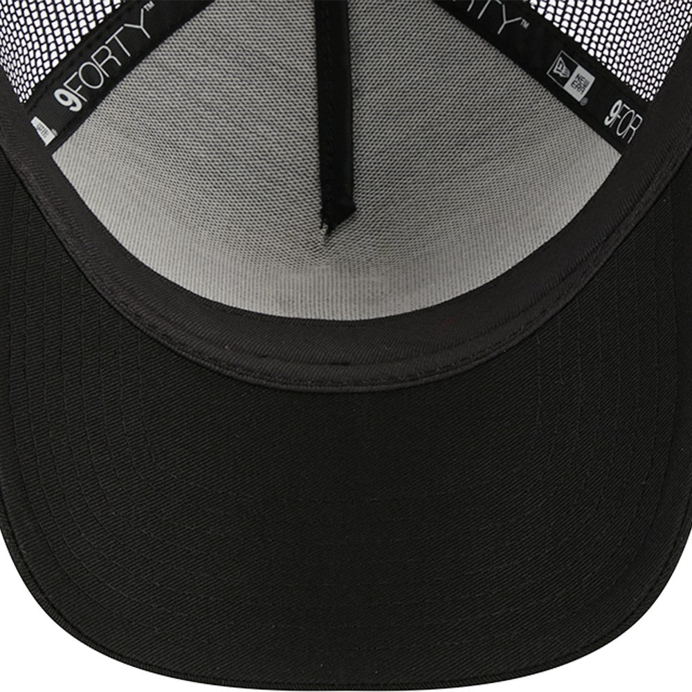 Miami Marlins New Era A-Frame 9FORTY Trucker Adjustable Hat - MLB