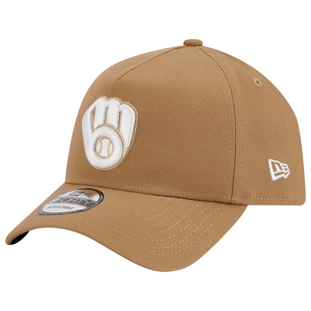 Milwaukee Brewers New Era A-Frame 9FORTY Adjustable Hat - MLB