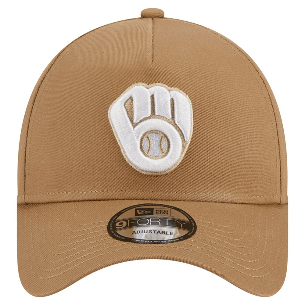 Milwaukee Brewers New Era A-Frame 9FORTY Adjustable Hat - MLB
