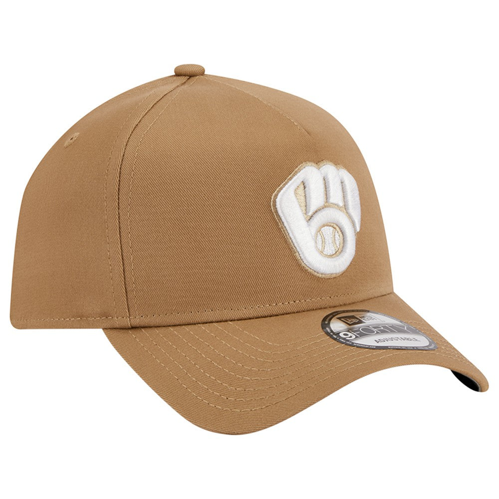 Milwaukee Brewers New Era A-Frame 9FORTY Adjustable Hat - MLB