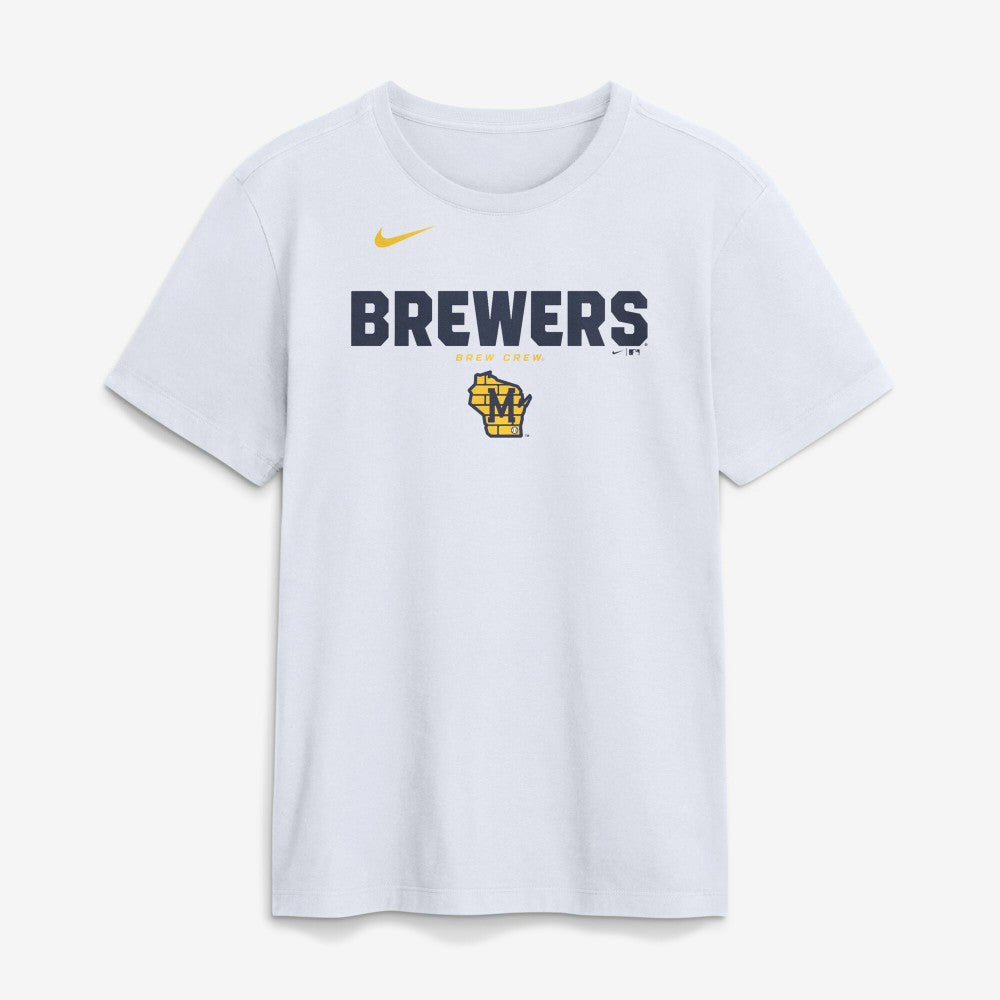 Milwaukee Brewers Nike Bold Team Name T-Shirt - MLB