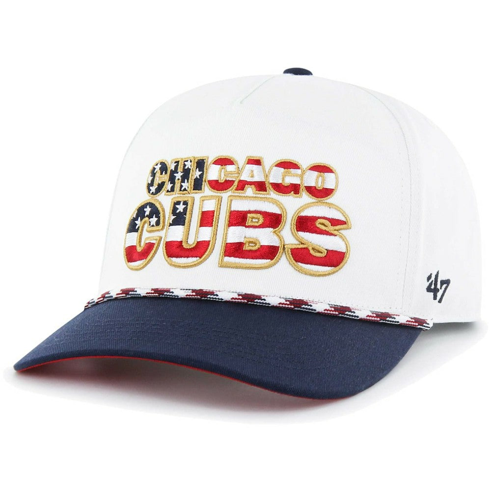 Chicago Cubs '47 Flag Script Hitch Snapback Hat - MLB