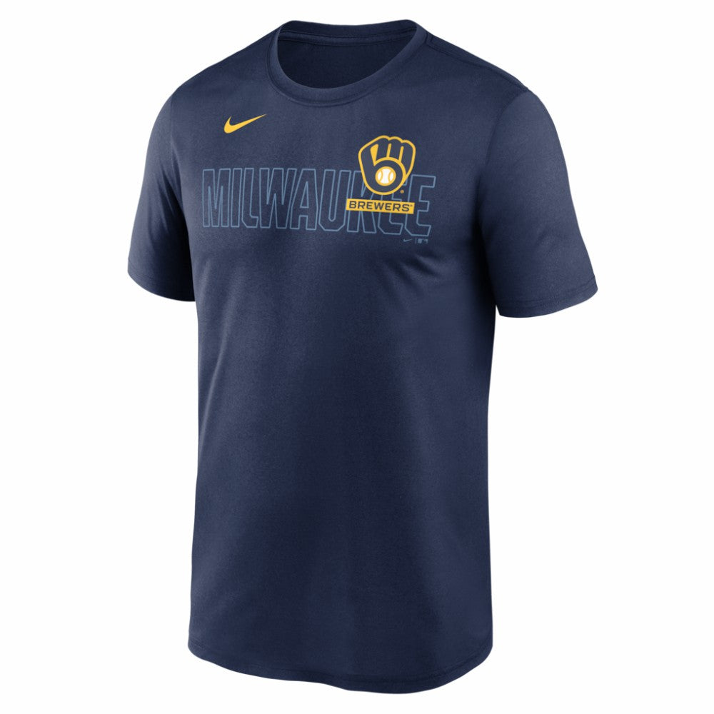 Milwaukee Brewers Nike Knockout Team Legend Dri-FIT T-Shirt - MLB