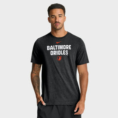 Baltimore Orioles Nike Stacked Tri-Blend T-Shirt - MLB