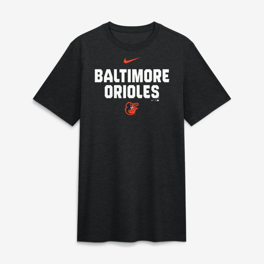 Baltimore Orioles Nike Stacked Tri-Blend T-Shirt - MLB