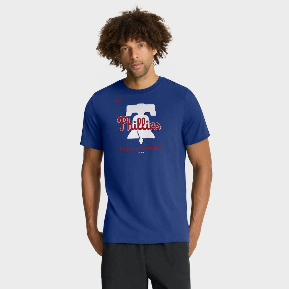 Philadelphia Phillies Nike Tri-Blend Logo T-Shirt - MLB