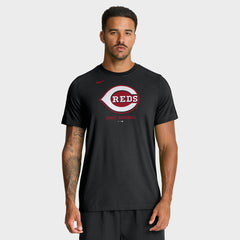 Cincinnati Reds Nike Tri-Blend Logo T-Shirt - MLB