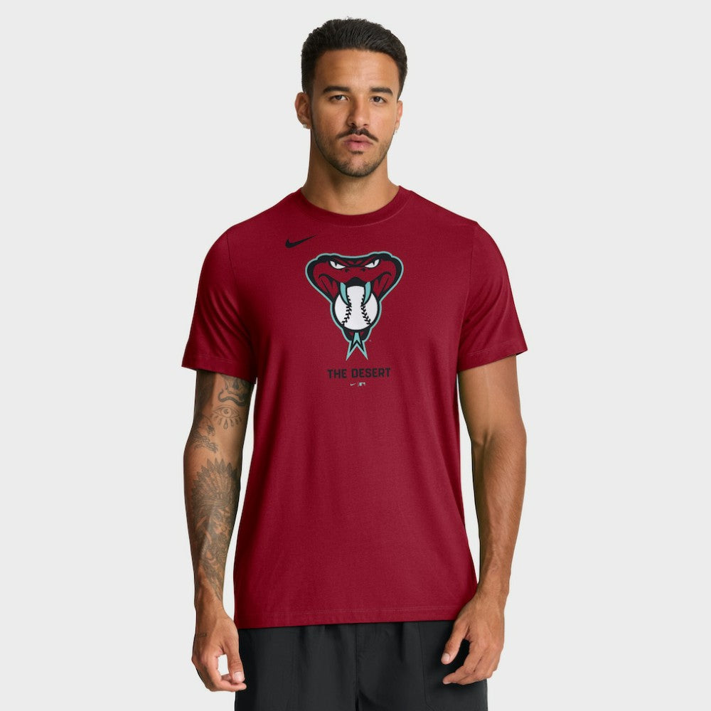 Arizona Diamondbacks Nike Tri-Blend Logo T-Shirt - MLB