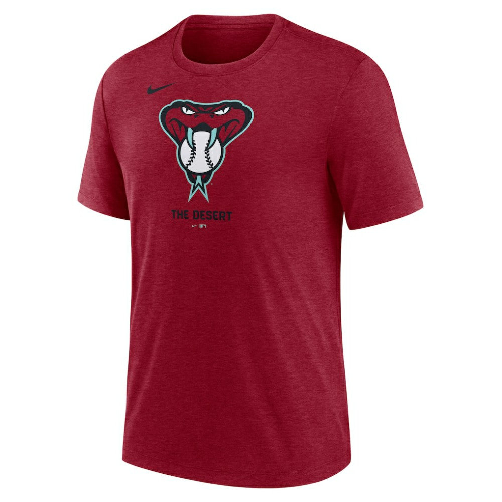 Arizona Diamondbacks Nike Tri-Blend Logo T-Shirt - MLB