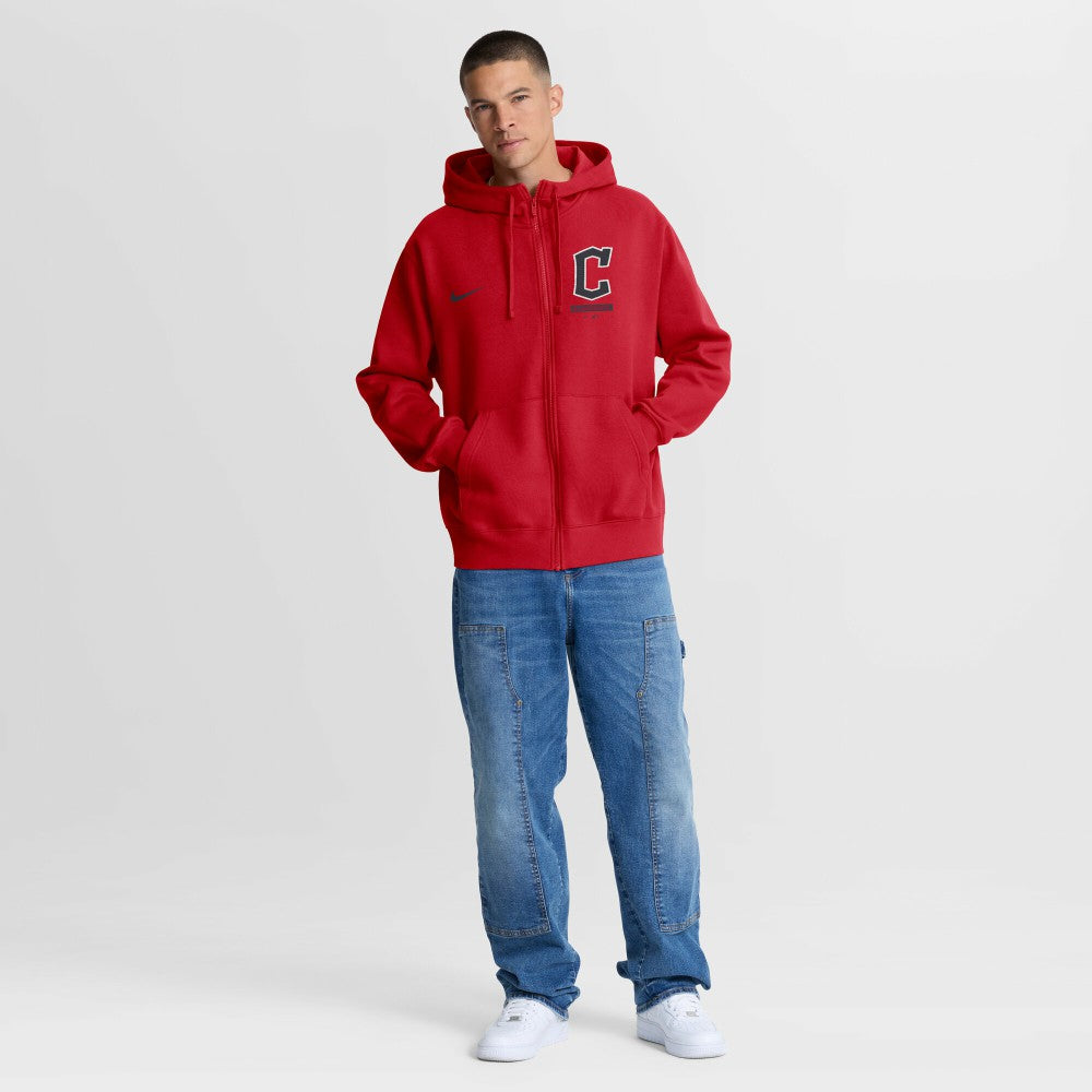 Cleveland Guardians Nike Primetime Lockup Full-Zip Hoodie - MLB