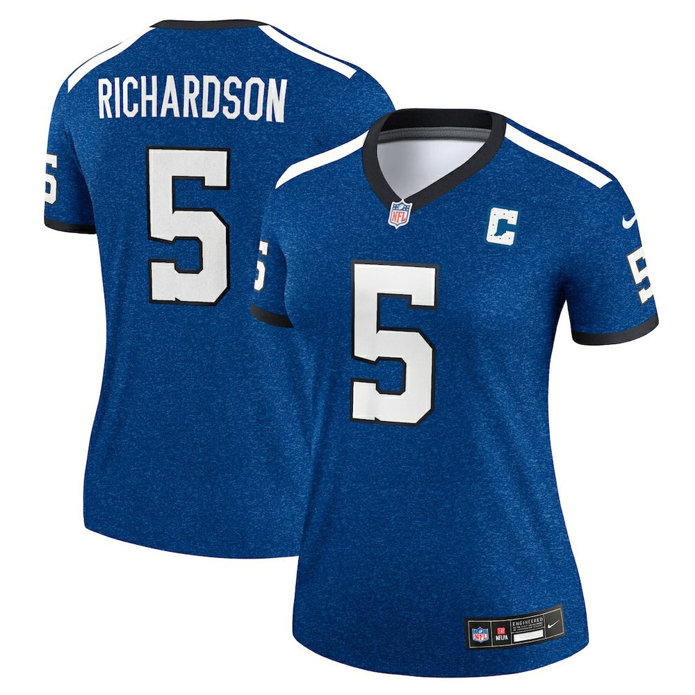 Anthony Richardson Indianapolis Colts Women's Alternate Legend Player Performance Top Royal | Nike for Sale