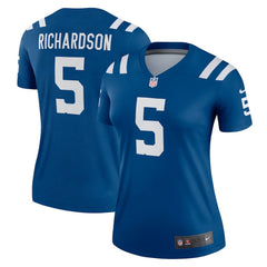 Anthony Richardson Indianapolis Colts Women's Legend Player Performance Top Royal | Nike for Sale