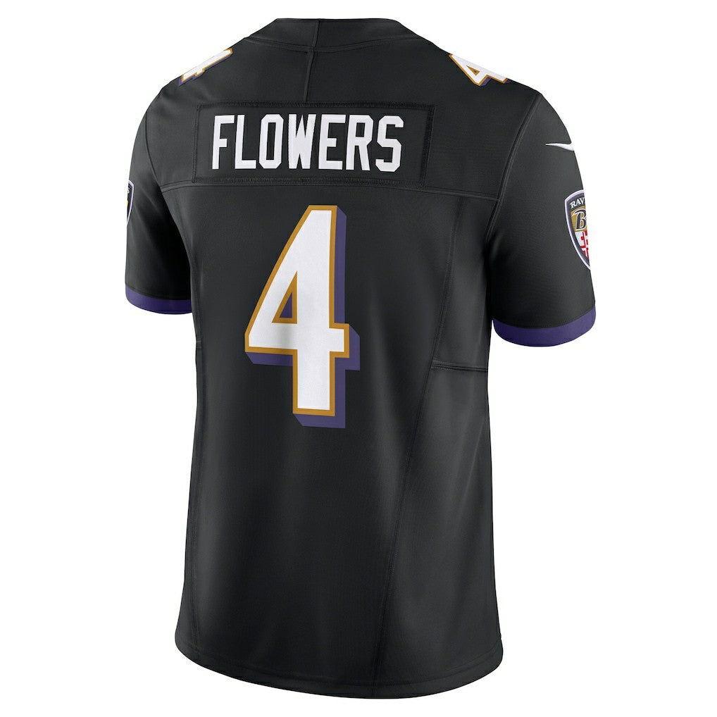 Zay Flowers Baltimore Ravens Alternate Vapor F.U.S.E. Limited Jersey Black | Nike for Sale