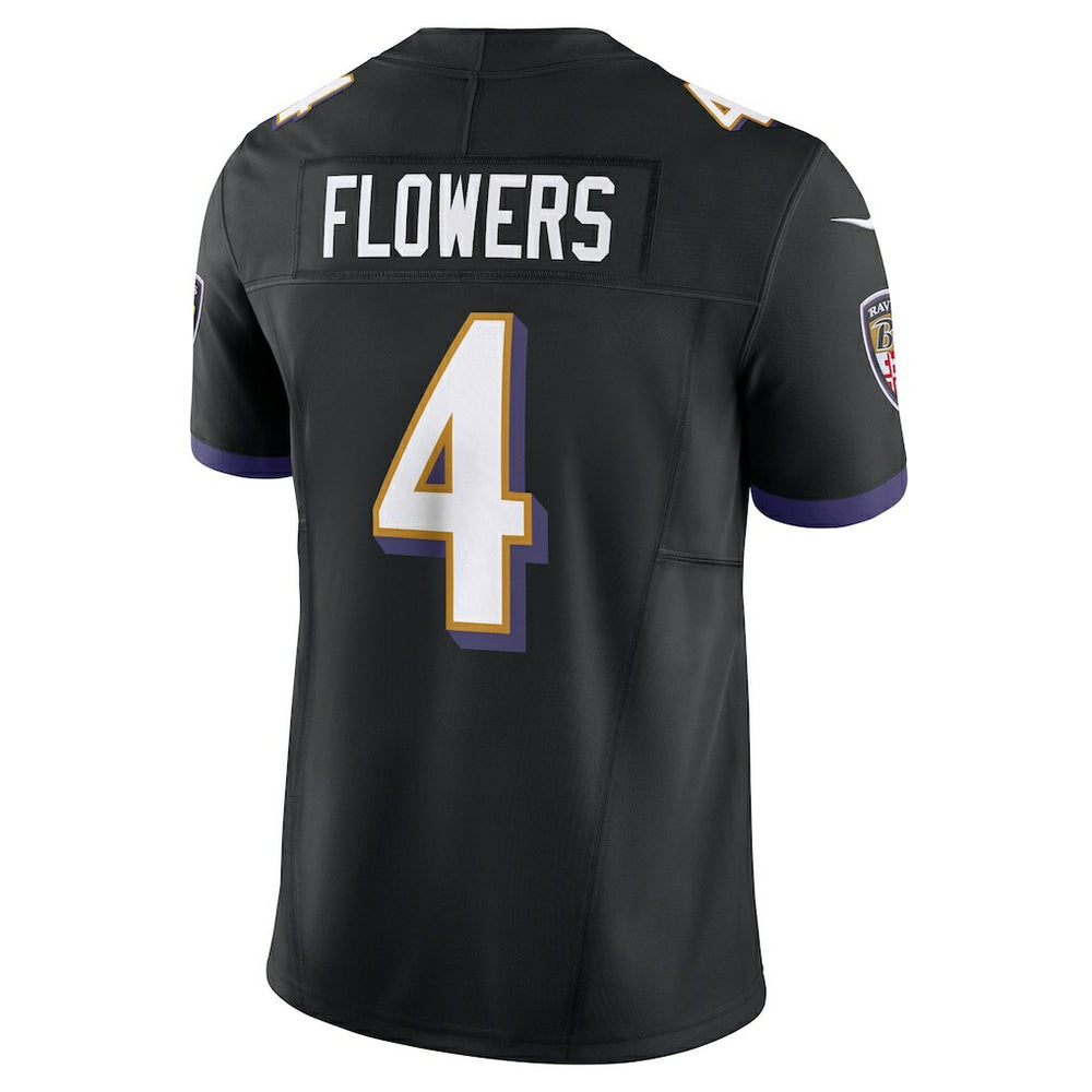Zay Flowers Baltimore Ravens Alternate Vapor F.U.S.E. Limited Jersey Black | Nike for Sale