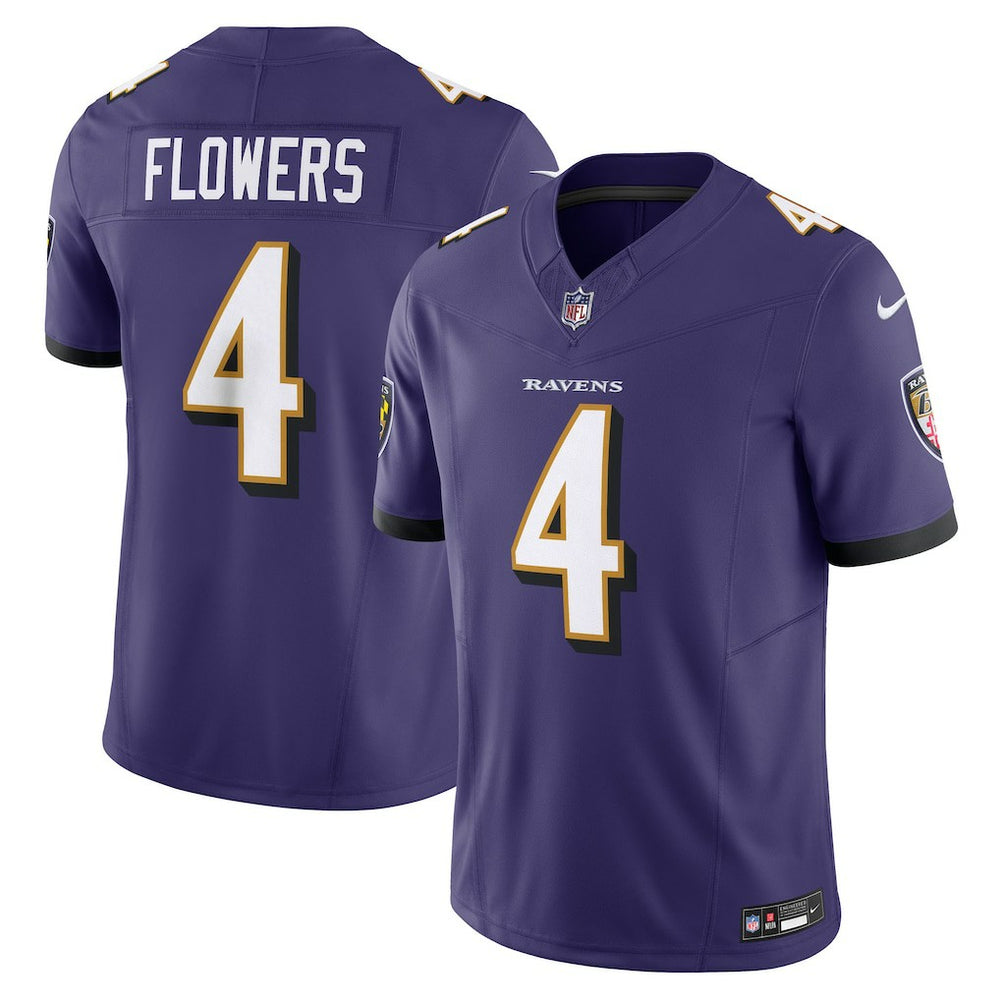 Zay Flowers Baltimore Ravens Vapor F.U.S.E. Limited Jersey Purple | Nike for Sale