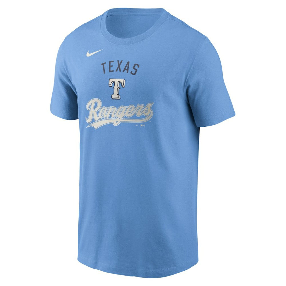 Texas Rangers Nike Early Innings Stack T-Shirt - MLB