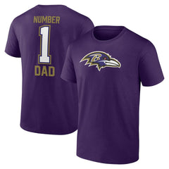 Baltimore Ravens Father's Day T-Shirt Purple | Fanatics