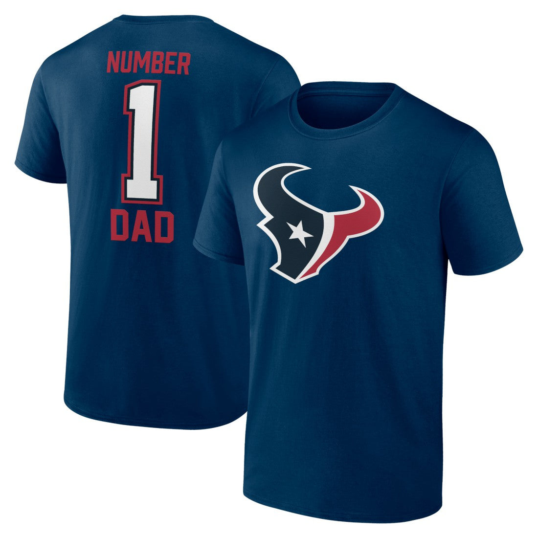 Houston Texans Father's Day T-Shirt Navy | Fanatics