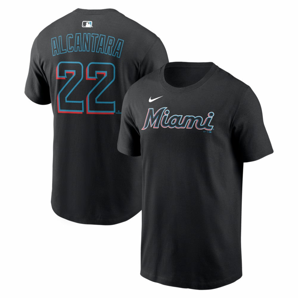Sandy Alcantara Miami Marlins Nike Home Name & Number T-Shirt - MLB