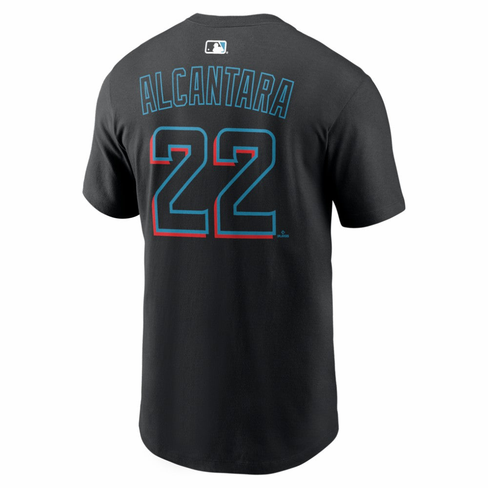 Sandy Alcantara Miami Marlins Nike Home Name & Number T-Shirt - MLB