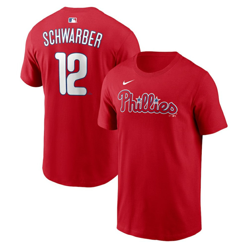 Kyle Schwarber Philadelphia Phillies Nike  Name & Number T-Shirt - MLB