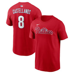 Nick Castellanos Philadelphia Phillies Nike  Name & Number T-Shirt - MLB